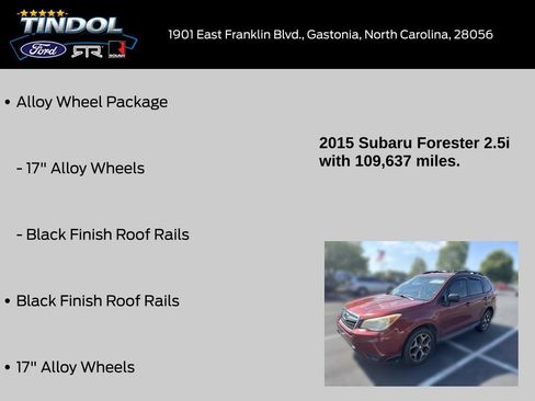 Used 2015 Subaru Forester 2.5i w/ Alloy Wheel Package AWD/4WD image 16