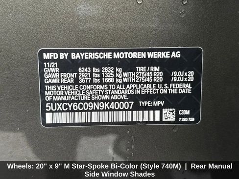 Used 2022 BMW X6 xDrive40i w/ Executive Package image 36