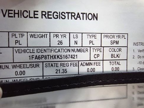 Used 2019 Ford Mustang Coupe w/ Equipment Group 101A image 8