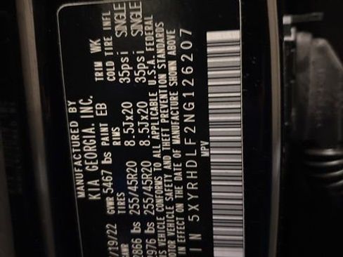 Certified 2022 Kia Sorento X-Line EX image 13