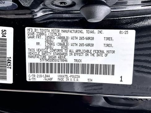 Used 2025 Toyota Tundra 1794 Edition AWD/4WD image 32