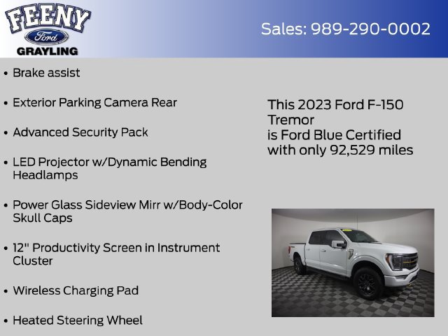 Used 2023 Ford F150 Tremor w/ Equipment Group 402A High AWD/4WD image 28