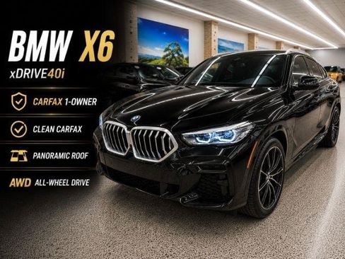 Used 2022 BMW X6 xDrive40i w/ M Sport Package AWD/4WD image 1