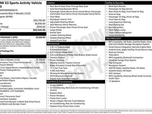 Used 2022 BMW X3 xDrive30i w/ Premium Package 2 AWD/4WD image 11