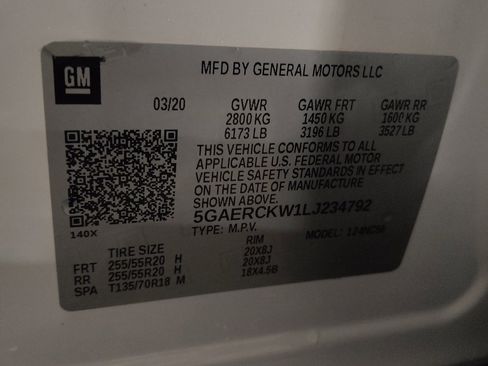 Used 2020 Buick Enclave Premium w/ Sun and Sites Package FWD image 33