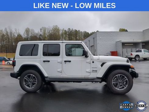 Certified 2023 Jeep Wrangler Unlimited Sahara w/ LED Lighting Group AWD/4WD image 9