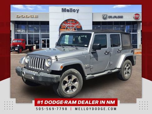 Used 2016 Jeep Wrangler Unlimited Sahara w/ Connectivity Group AWD/4WD image 1