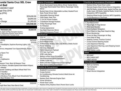 Used 2024 Hyundai Santa Cruz SEL w/ Activity Package FWD image 31
