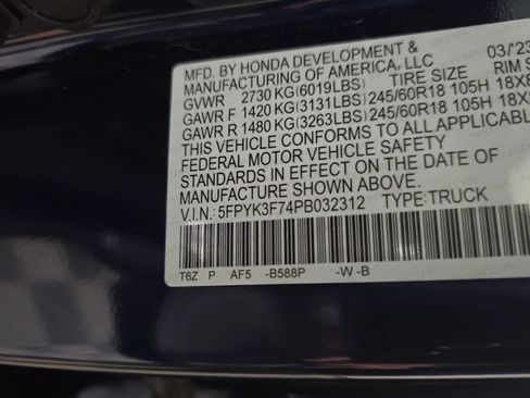 Certified 2023 Honda Ridgeline RTL-E image 10