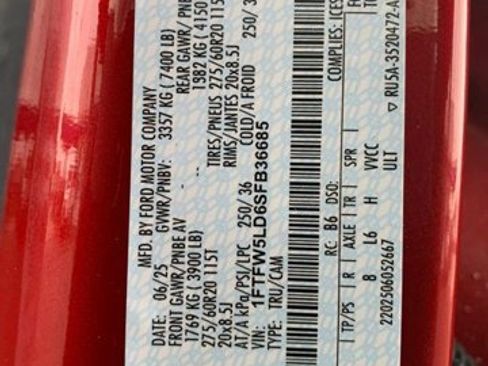 Certified 2025 Ford F150 Lariat w/ Equipment Group 502A High AWD/4WD image 31