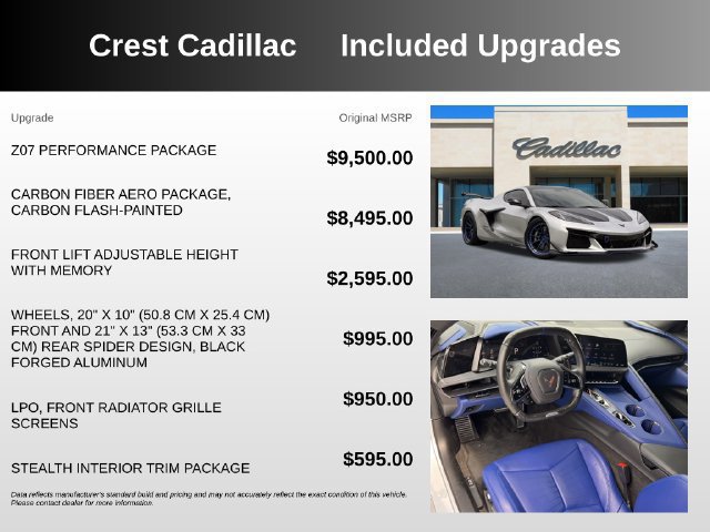 Used 2026 Chevrolet Corvette Z06 w/ Z07 Performance Package RWD image 5