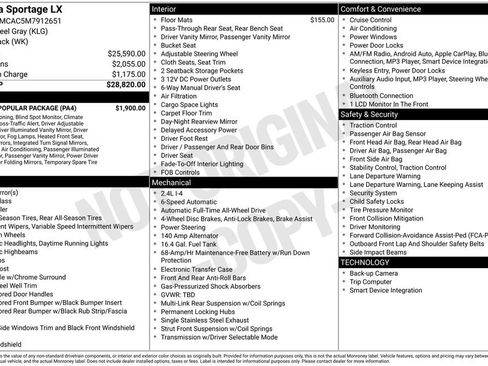 Used 2021 Kia Sportage LX w/ LX AWD Popular Package image 4