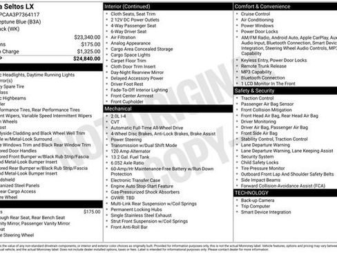 Used 2023 Kia Seltos LX image 28