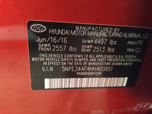 Used 2017 Hyundai Sonata Sport w/ Value Edition Package 02 image 33