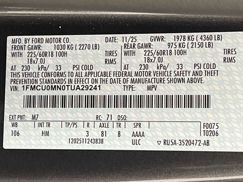 Used 2026 Ford Escape ST-Line FWD image 66