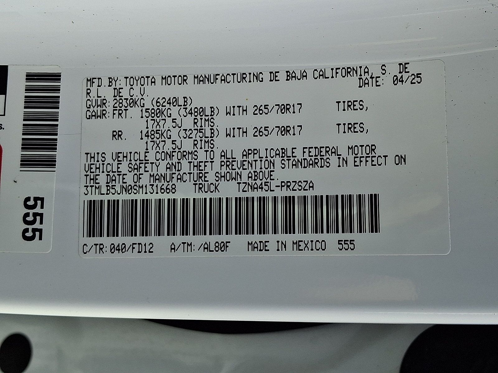 Used 2025 Toyota Tacoma TRD Off-Road AWD/4WD image 27