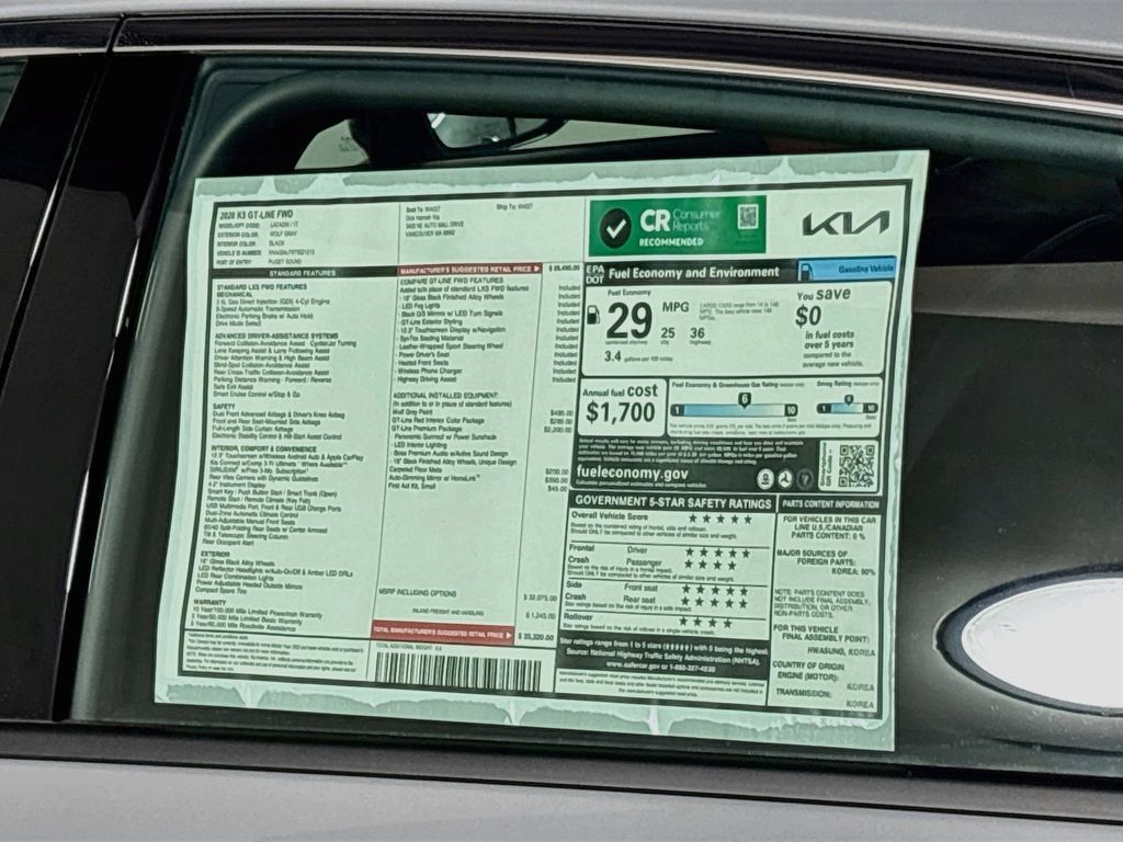 New 2026 Kia K5 GT-Line FWD image 25