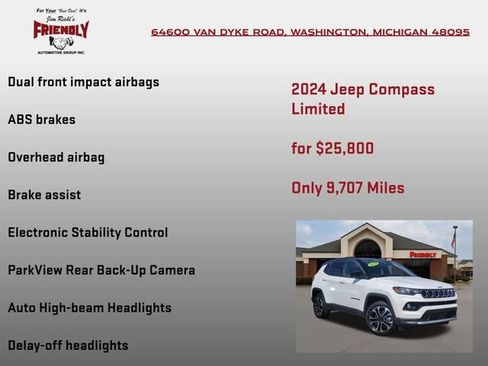 Used 2024 Jeep Compass Limited image 20