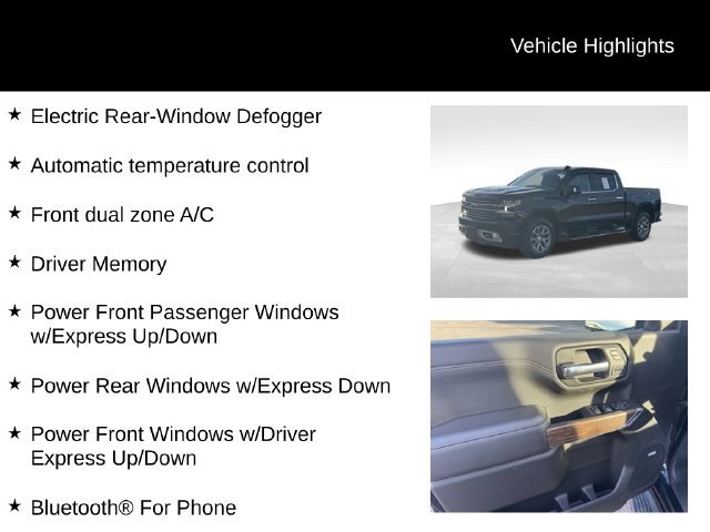 Used 2021 Chevrolet Silverado 1500 High Country w/ Safety Package II AWD/4WD image 14