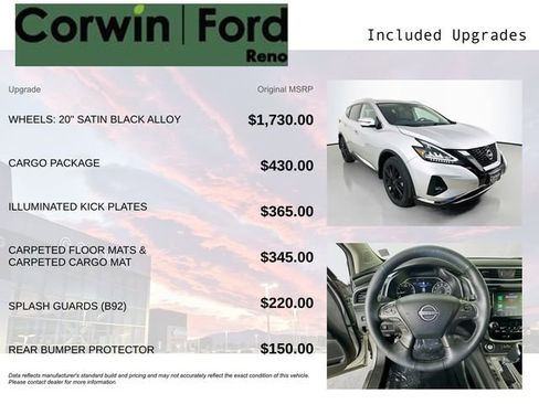 Used 2023 Nissan Murano SL w/ Cargo Package AWD/4WD image 3