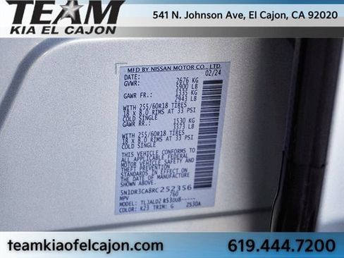 Used 2024 Nissan Pathfinder SL FWD image 38