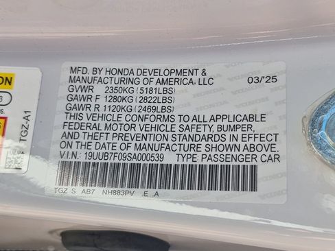 Used 2025 Acura TLX Type S AWD/4WD image 24