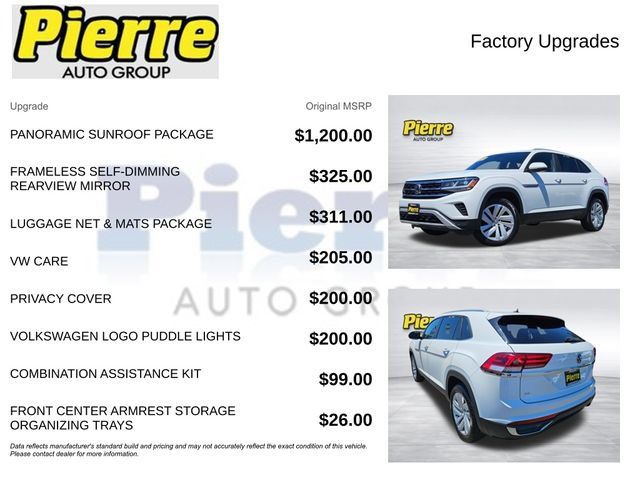 Used 2021 Volkswagen Atlas Cross Sport SE w/ Panoramic Sunroof Package FWD image 14