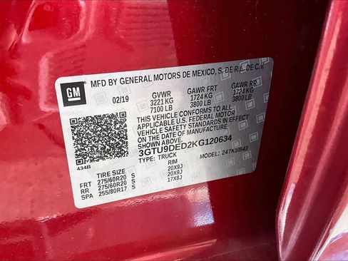 Used 2019 GMC Sierra 1500 SLT w/ SLT Premium Plus Package image 34