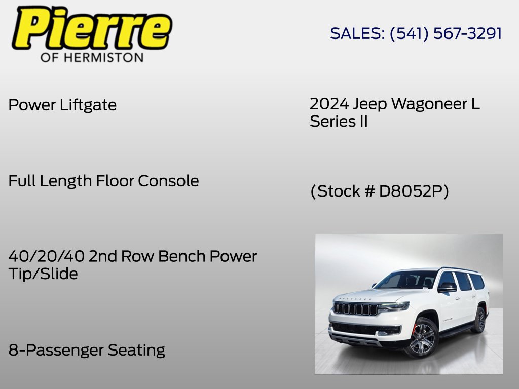 Used 2024 Jeep Wagoneer L Series II w/ Flexible Seating Group AWD/4WD image 12