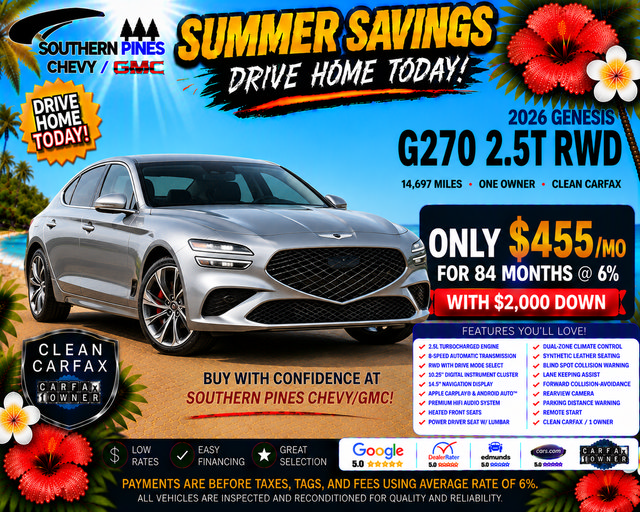 Used 2026 Genesis G70 2.5T RWD image 5