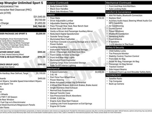 Used 2019 Jeep Wrangler Unlimited Sport S AWD/4WD image 10