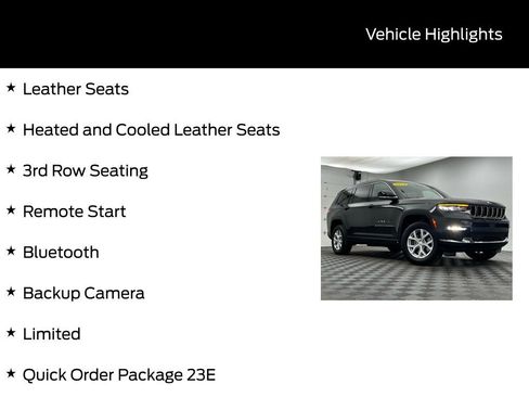 Used 2024 Jeep Grand Cherokee L Limited w/ Luxury Tech Group II image 6