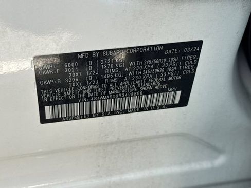 Used 2024 Subaru Ascent Limited AWD/4WD image 36