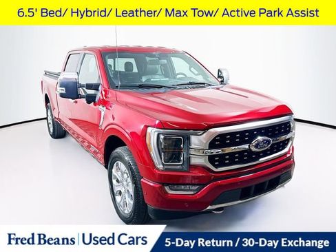 Certified 2021 Ford F150 Platinum w/ Equipment Group 701A High AWD/4WD image 1
