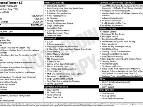 Certified 2023 Hyundai Tucson SE image 44