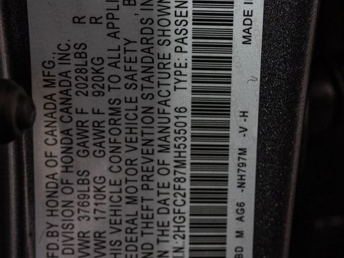 Used 2021 Honda Civic Sport image 51