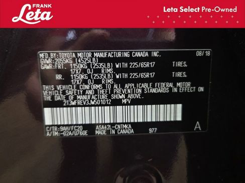 Used 2018 Toyota RAV4 XLE w/ Plus Extra Value Package FWD image 27