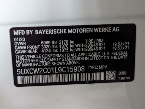 Used 2020 BMW X7 xDrive40i w/ Premium Package AWD/4WD image 89