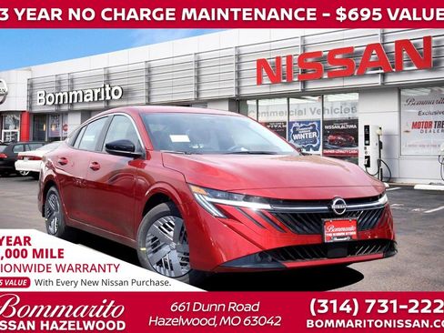 New 2026 Nissan Sentra SV w/ Floor Mat Package FWD image 1