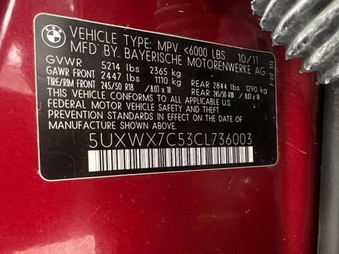 Used 2012 BMW X3 xDrive35i AWD/4WD image 28