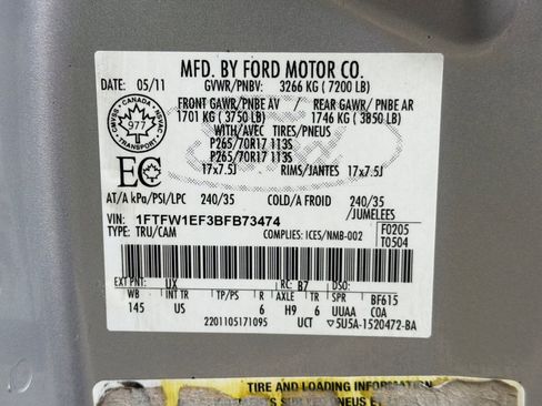 Used 2011 Ford F150 XLT w/ Trailer Tow Pkg image 26