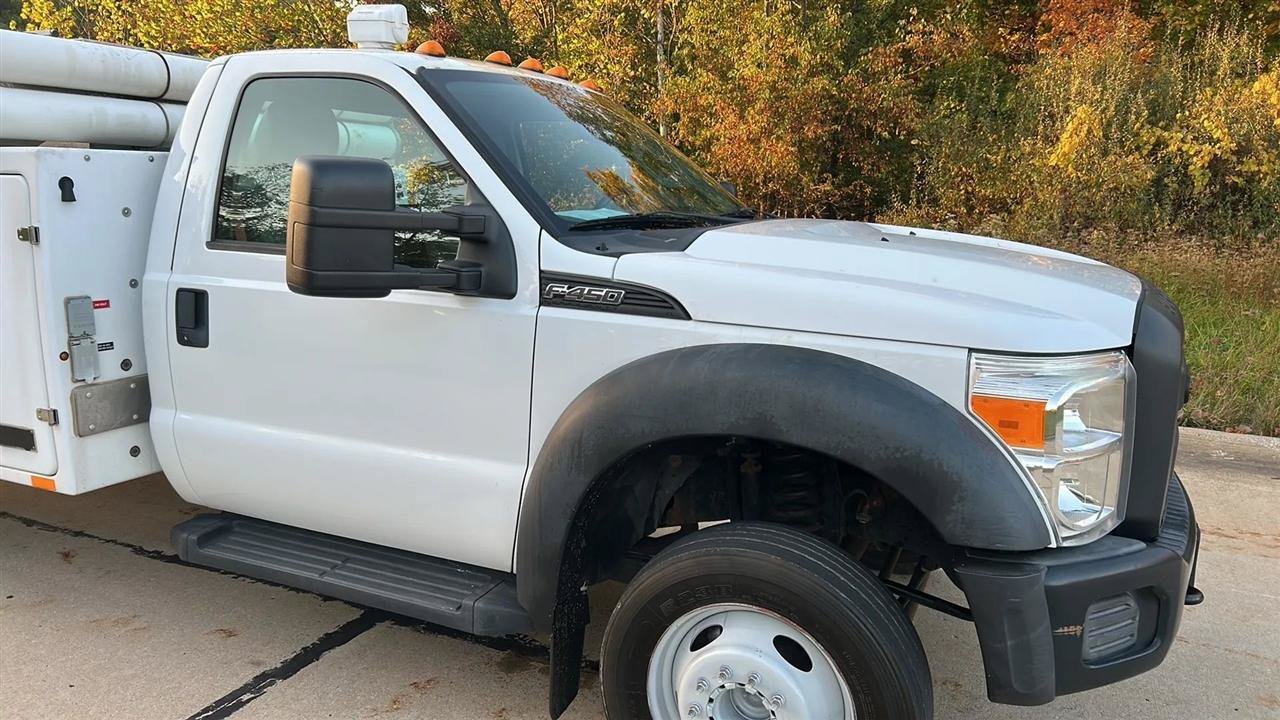 Used 2015 Ford F450 XL w/ Snow Plow Prep Package RWD image 3