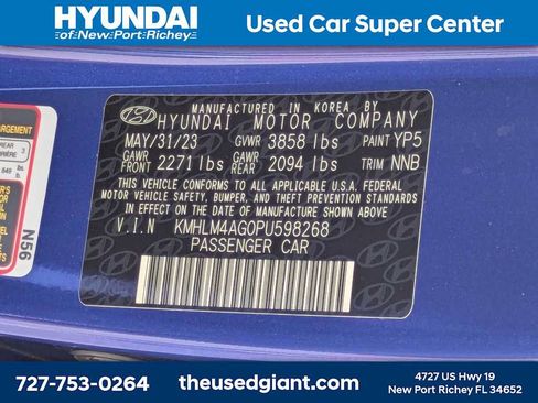 Certified 2023 Hyundai Elantra SEL FWD image 31