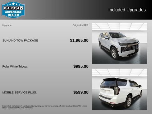 Used 2026 Chevrolet Tahoe Premier w/ Sun And Tow Package RWD image 3