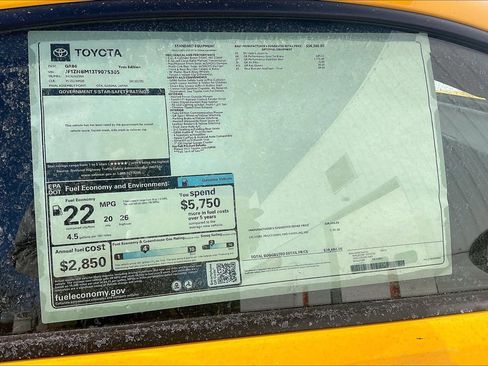 New 2026 Toyota GR86 YUZU Limited image 18