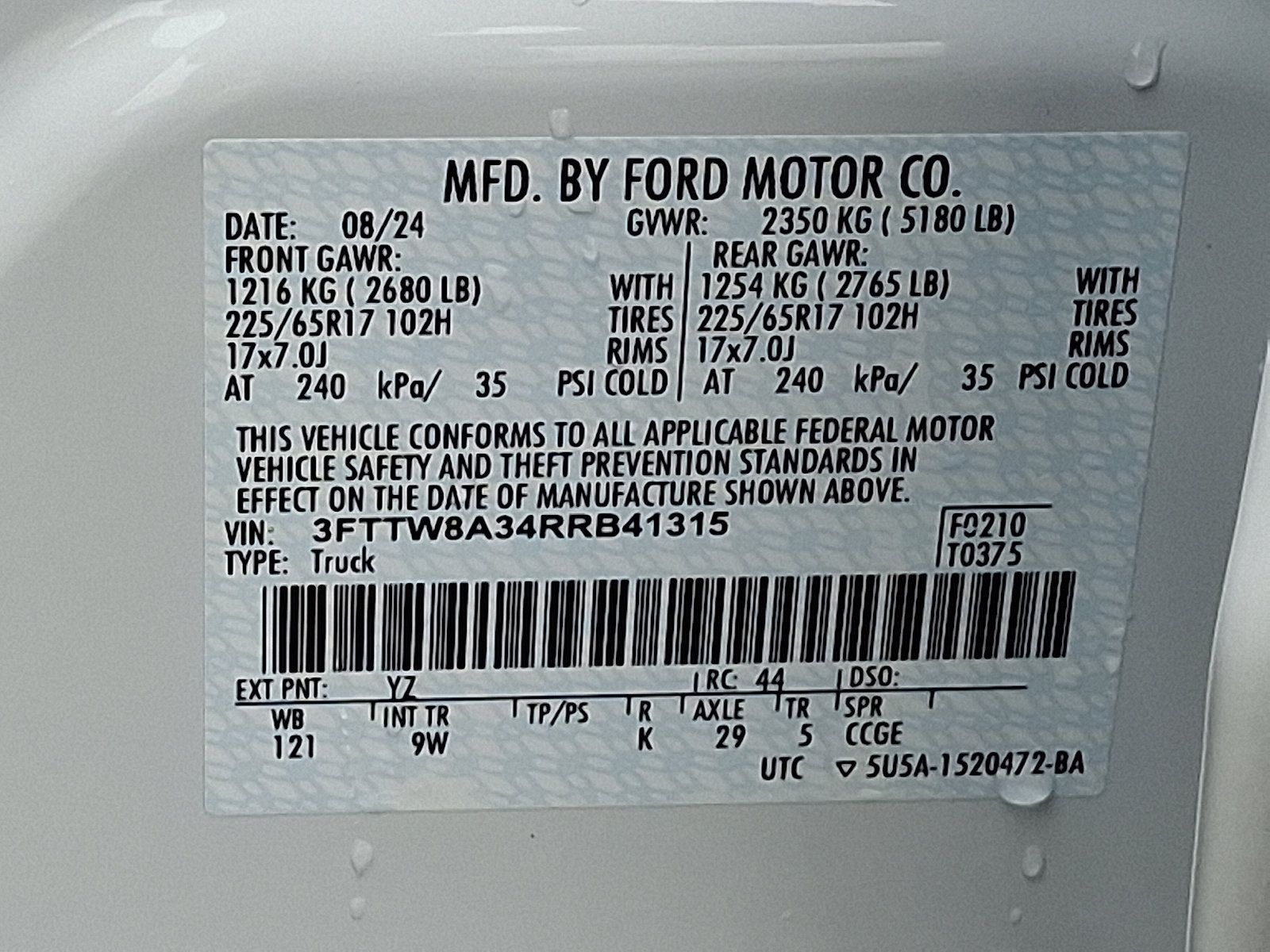 Certified 2024 Ford Maverick XL FWD image 27
