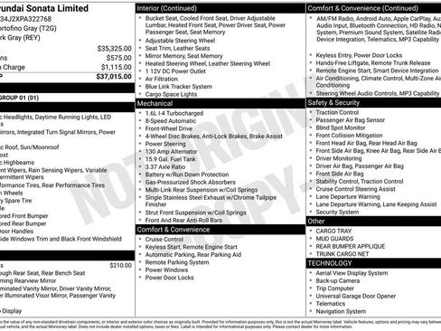 Used 2023 Hyundai Sonata Limited FWD image 3