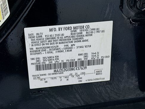 Used 2021 Ford EcoSport SE FWD image 31