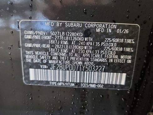 New 2026 Subaru Outback Limited AWD/4WD image 32