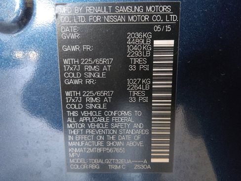 Used 2015 Nissan Rogue SV FWD image 33
